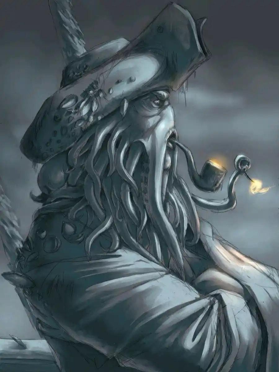 One Piece: Davy Jones, Captain of the Terror Ghost cover
