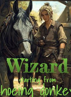 Wizard starting from shoeing donkeys