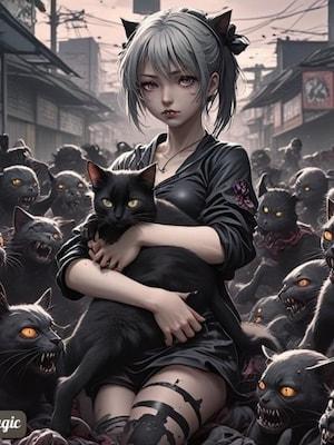 Zombie Queen transmigration into a book cover